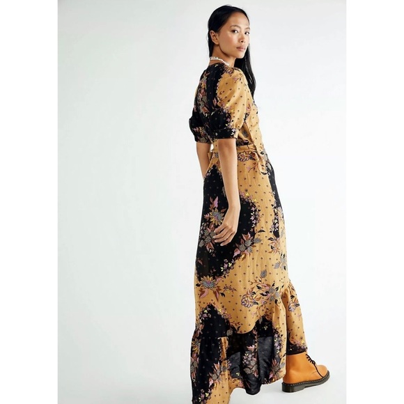 Free People Scotch & Soda V-Neck Printed Maxi Dress - Picture 3 of 6
